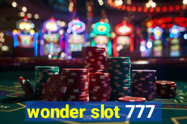 wonder slot 777