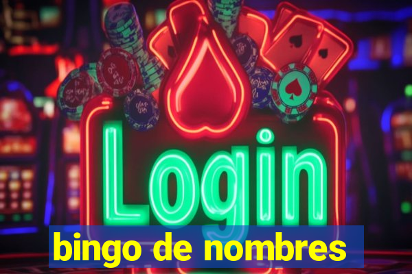 bingo de nombres