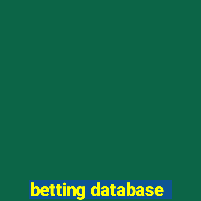 betting database