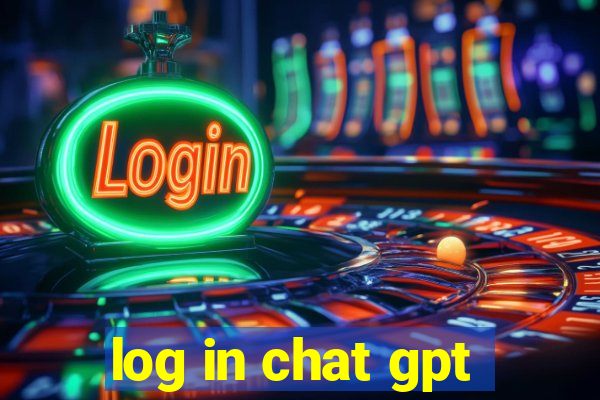 log in chat gpt