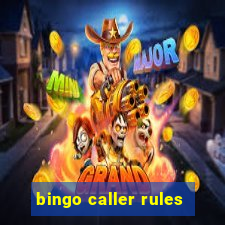 bingo caller rules