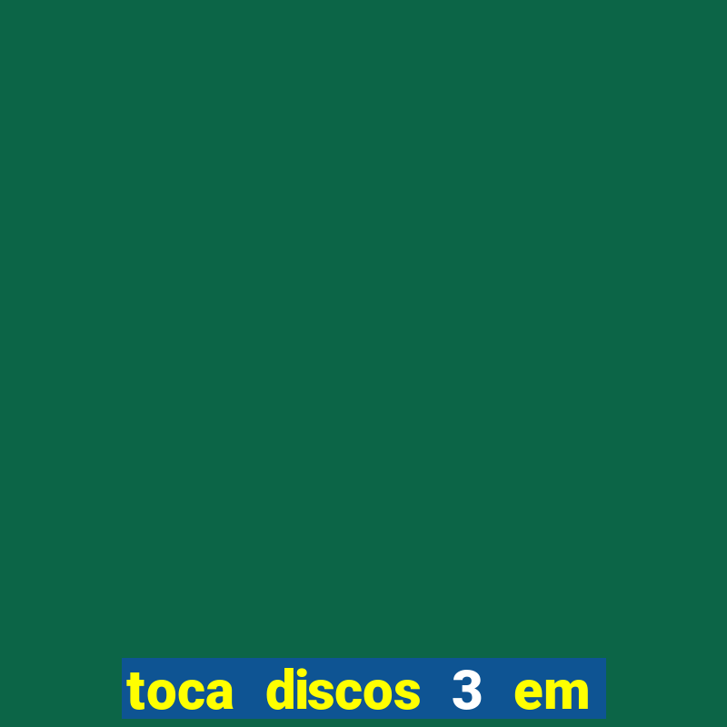 toca discos 3 em 1 antigo