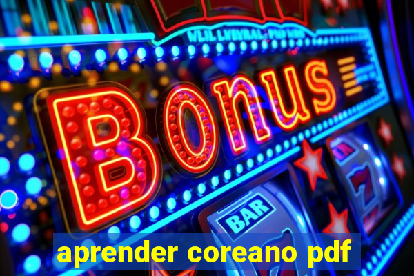 aprender coreano pdf