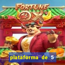 plataforma de 5 reais fortune tiger