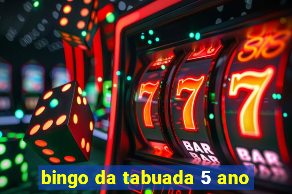 bingo da tabuada 5 ano