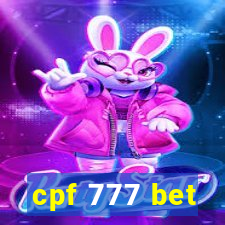 cpf 777 bet