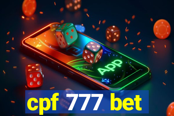 cpf 777 bet