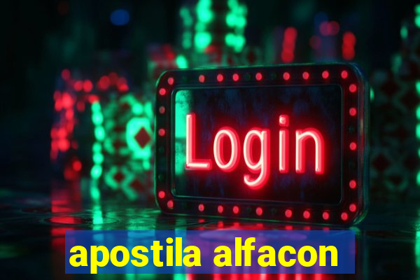 apostila alfacon