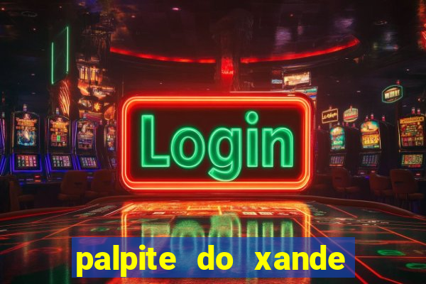 palpite do xande de hoje