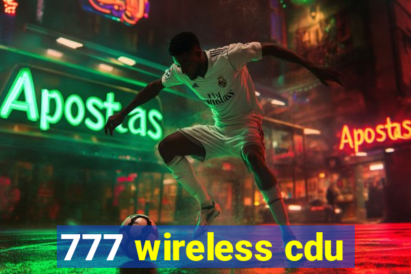 777 wireless cdu