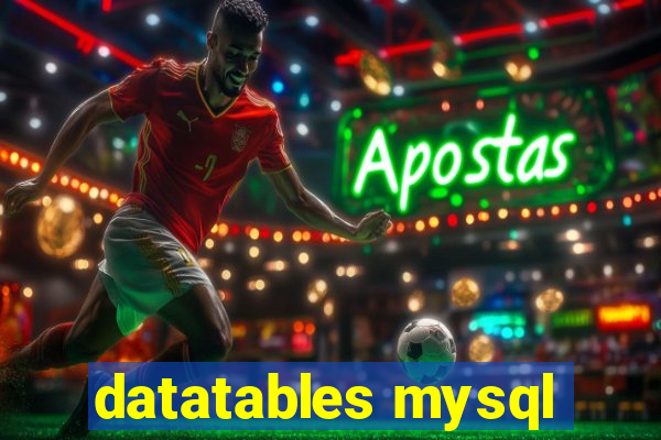 datatables mysql