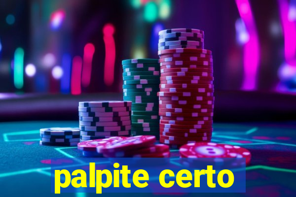 palpite certo