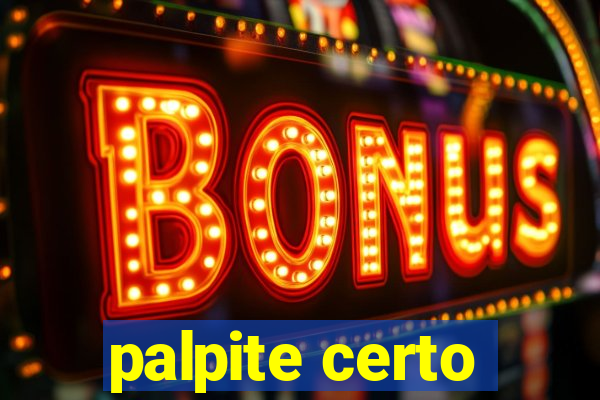 palpite certo