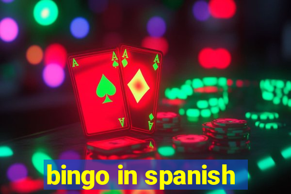 bingo in spanish