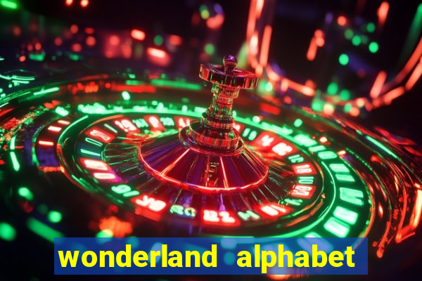 wonderland alphabet comic studio