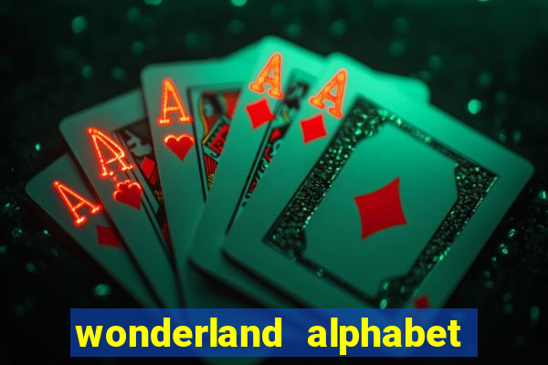 wonderland alphabet comic studio