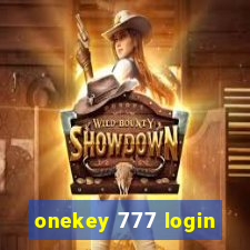 onekey 777 login