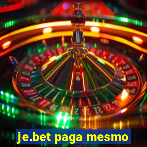 je.bet paga mesmo