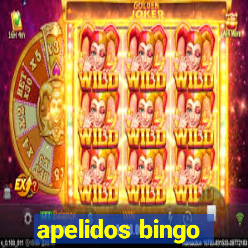 apelidos bingo