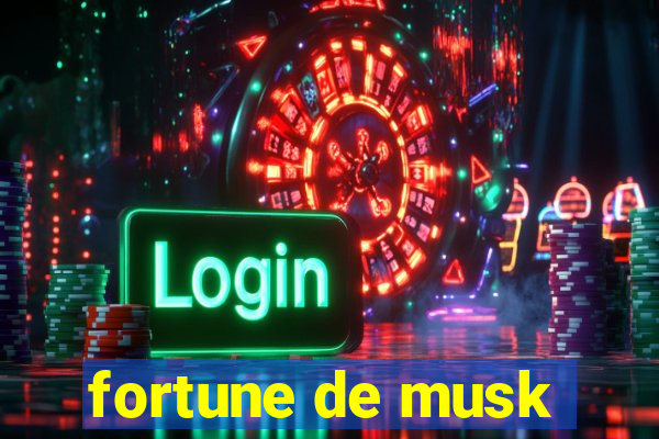 fortune de musk