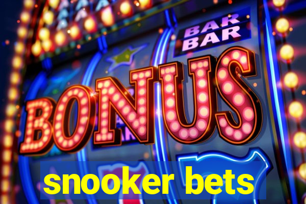 snooker bets