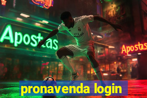 pronavenda login