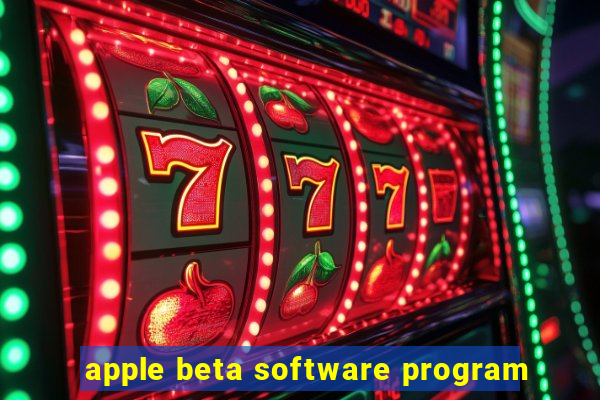 apple beta software program