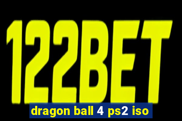 dragon ball 4 ps2 iso