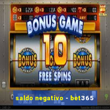 saldo negativo - bet365