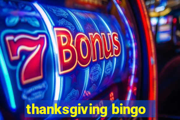 thanksgiving bingo