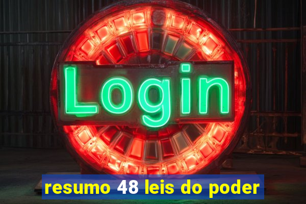 resumo 48 leis do poder