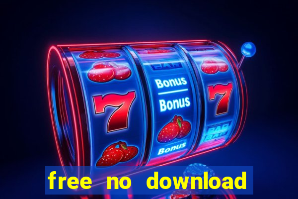 free no download slot machine games