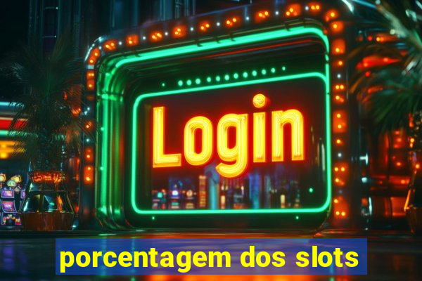 porcentagem dos slots