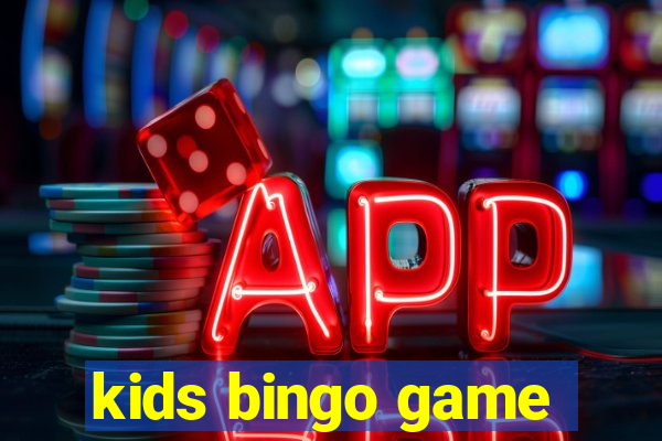 kids bingo game