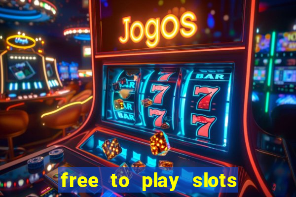 free to play slots no download