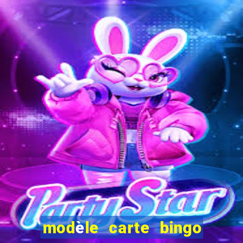 modèle carte bingo quarantaine gratuit