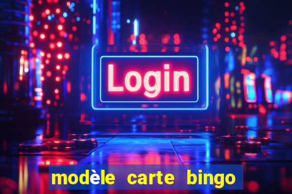 modèle carte bingo quarantaine gratuit