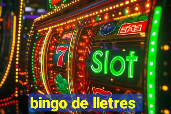 bingo de lletres