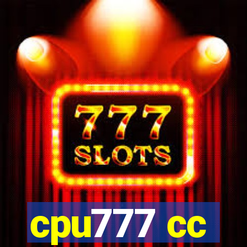 cpu777 cc