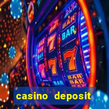 casino deposit bonus codes