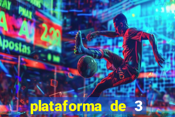 plataforma de 3 reais jogo