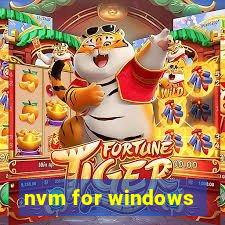 nvm for windows