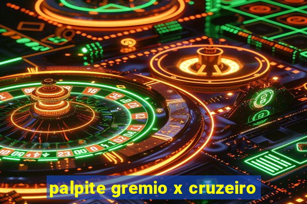 palpite gremio x cruzeiro