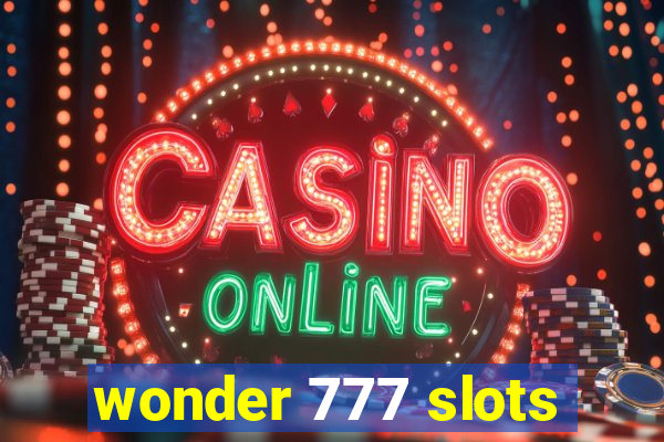 wonder 777 slots