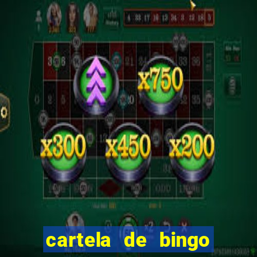 cartela de bingo ate 50