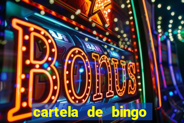 cartela de bingo ate 50