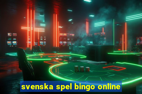 svenska spel bingo online