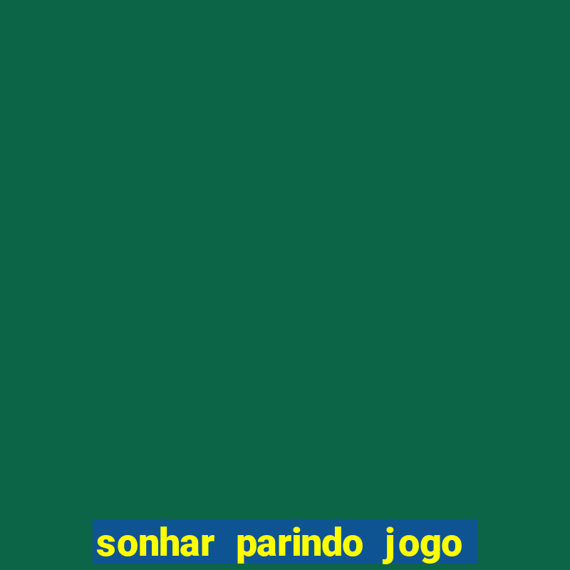 sonhar parindo jogo do bicho