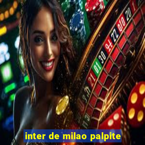 inter de milao palpite