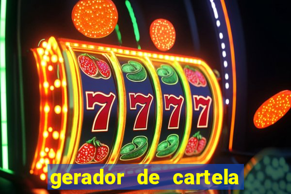 gerador de cartela de bingo